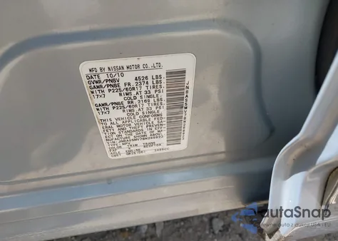 2011 Nissan Rogue Sv from USA, damaged, VIN JN8AS5MV7BW268923